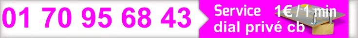 dial sexe CB pas cher, 1 euros par minute